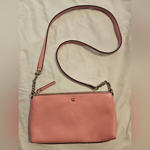 Kate Spade New York Pink Leather Crossbody Bag Purse